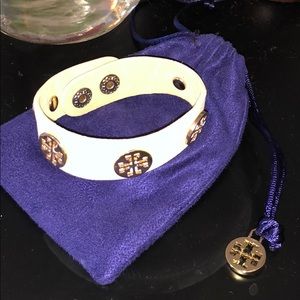 Tory Burch cream colored bracelet